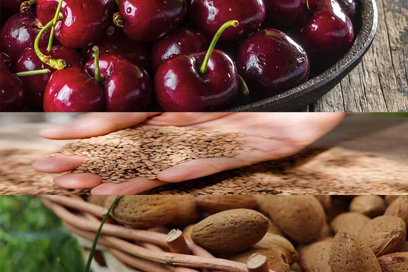 mandorle nocciolino ciliegie
